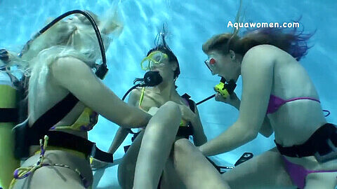 Underwater Swimsuit Fart, Catfight Underwater Girl Drowning -  Videosection.com