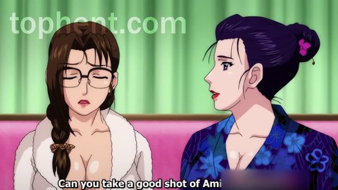 Manga stepsister reaches climax! Explicit cartoon sex with subtitles